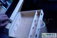 匠心定制，品味不凡 四瓶裝松木紅酒禮盒廠家直銷(xiāo)服務(wù)